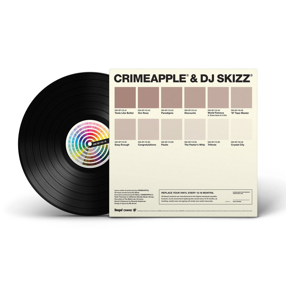 CRIMEAPPLE x DJ Skizz "Rose Gold" Vinyl LP (Black)