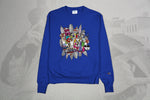 "Smoke" Champion Crewneck (ATHLETIC ROYAL) - Cleofus Design