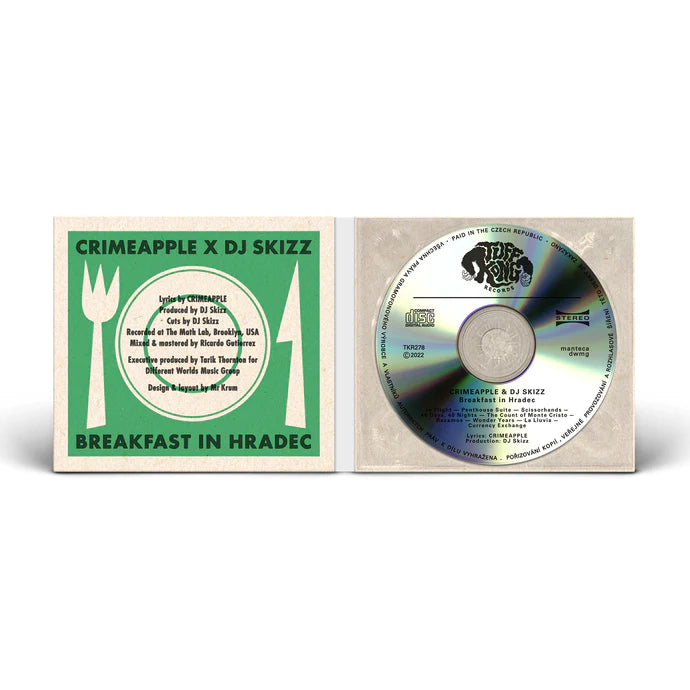 CRIMEAPPLE x DJ Skizz "Breakfast in Hradec" CD (Digipack)